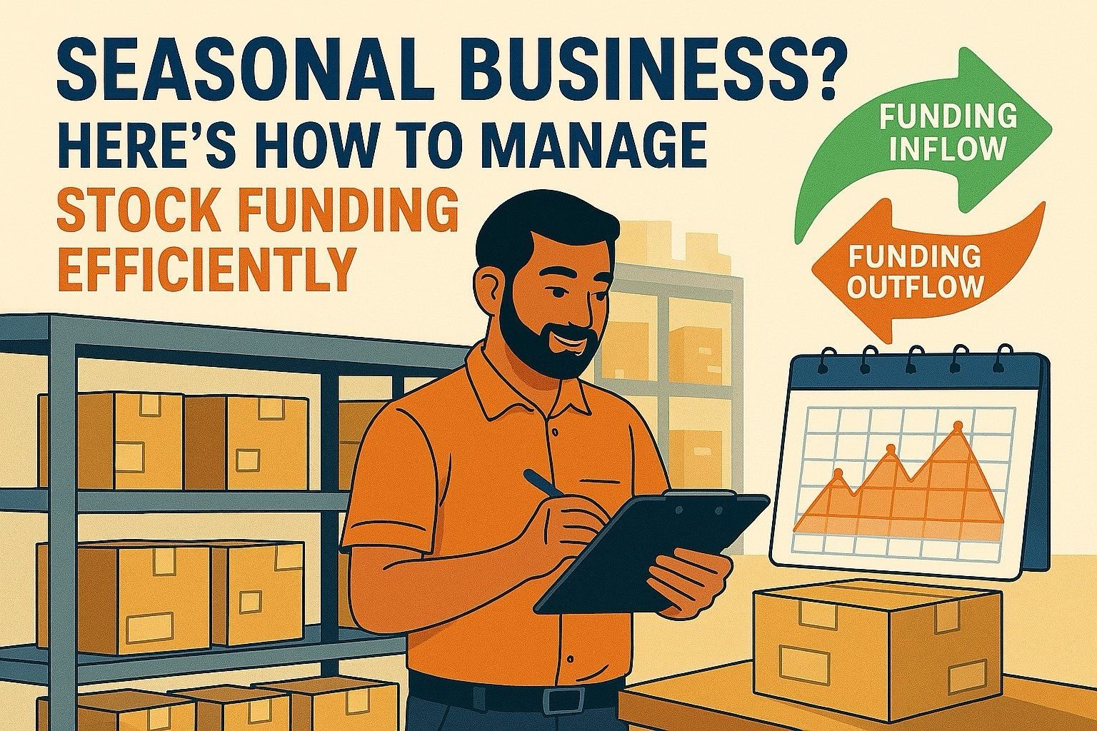 Funding calendar for seasonal businesses